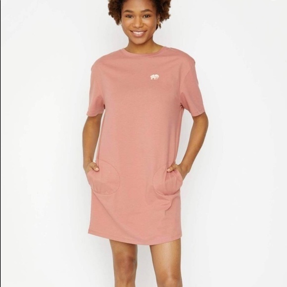 ivory t shirt dress